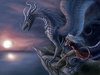 Blue dragon wallpaper